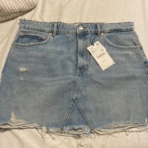 Zara jean skirt